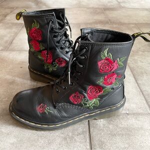 Floral Dr. Martens Boots